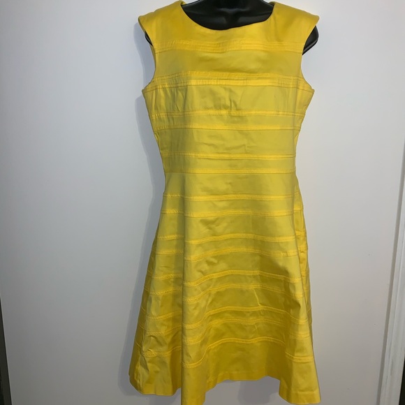 YELLOW SHIFT DRESS SIZE 10 by MARVIN RICHARDS - Picture 1 of 2